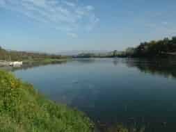 L'Ebro en bas du gîte