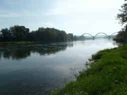 L'Ebro en bas du gîte