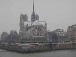 Paris sous la neige