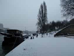 Paris sous la neige