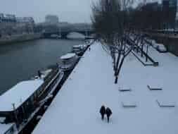 Paris sous la neige