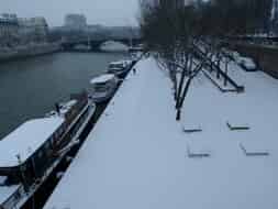 Paris sous la neige